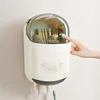 Wall-Mounted Dustproof Chopstick Holder Multi-functional Cutlery Holder Kitchen Knife Fork Spoon Container with Lid for Drainage 2