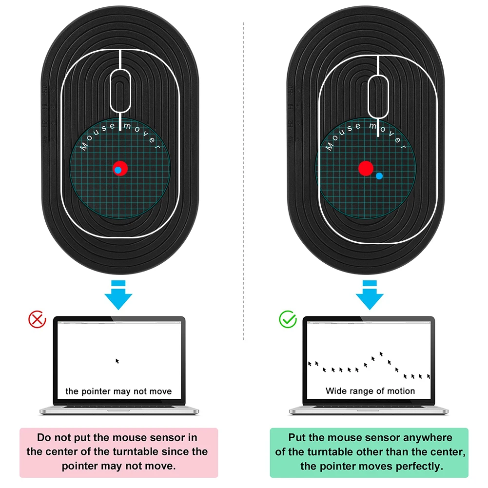 Jiggler USB Mouse Mouse Movement Simulator With ON/OFF