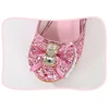 Princess Party Dress Up High Heels Shoes for Girls Kids Cosplay Wednesday Adams Black Sandals Pageant Graduation Ceremony Shoe 6