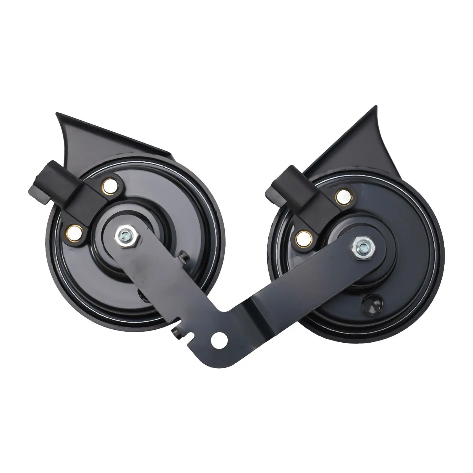 테슬라 모델 3용 2x 혼, 라우드 스네일 1109660-00-A 에어 전기 슈퍼 라우드 스네일 더블 휘슬 사운드 전기 밸브 플랫