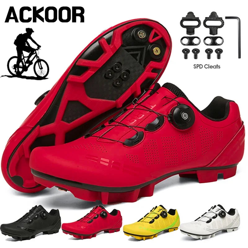 2023 New Cycling Mtb Shoes With Clits Men Route Cleat Road Dirt Bike