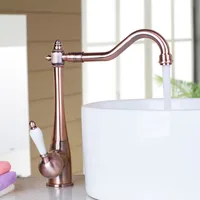 Torayvinoโบราณทองแดง/C Hrome/ลูกโลก/G Oldเสร็จสิ้นหมุนทองเหลืองเสร็จสิ้นดาดฟ้าติดแตะก๊อกน้ำอ่างล้างจานผสมก๊อก 5