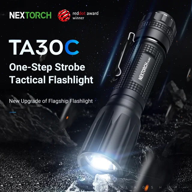NEXTORCH TA30C タクティカル懐中電灯、ハイパワートーチ、高 NEXTORCH TA30C タクティカル懐中電灯、ハイパワートーチ、高