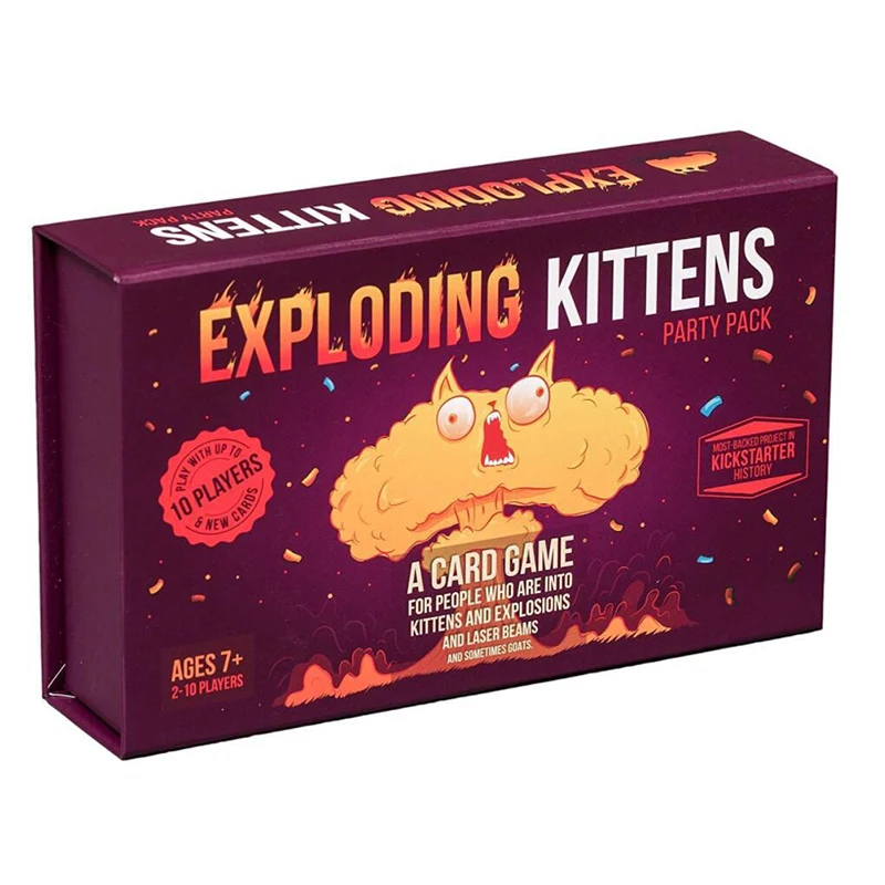 Exploding Kittens Cat Party Set Card Game Simple Family Friendly Party Game Music Cat Card card games
