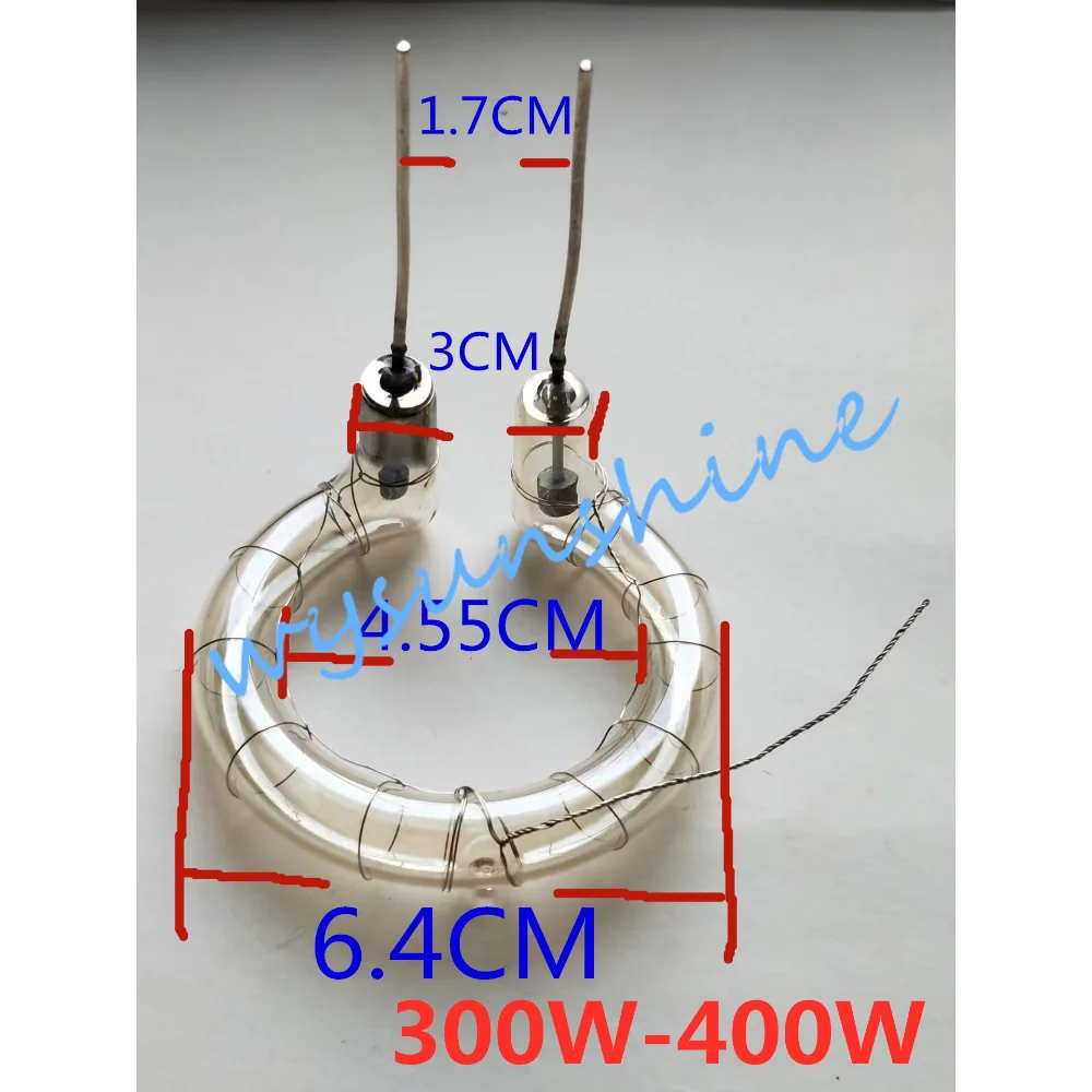 NEW COPY 150W 300W 400W 500W 600W Ring Flash Tube Xenon Lamp Flashtube 5500K Repair Part Photo Studio Speedlight Lighting