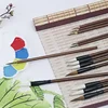 6/9/12/16Pcs Chinese Calligraphy Brushes Set with Roll-up Bamboo Brush Holder Painting Writing Kanji Art Watercolor Brush 5
