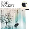 Ombre Elk Blackout Curtains Window Curtains For Living Room Bedroom Kitchen Door Doorways Curtain Elegant Boho Home Decoration 5