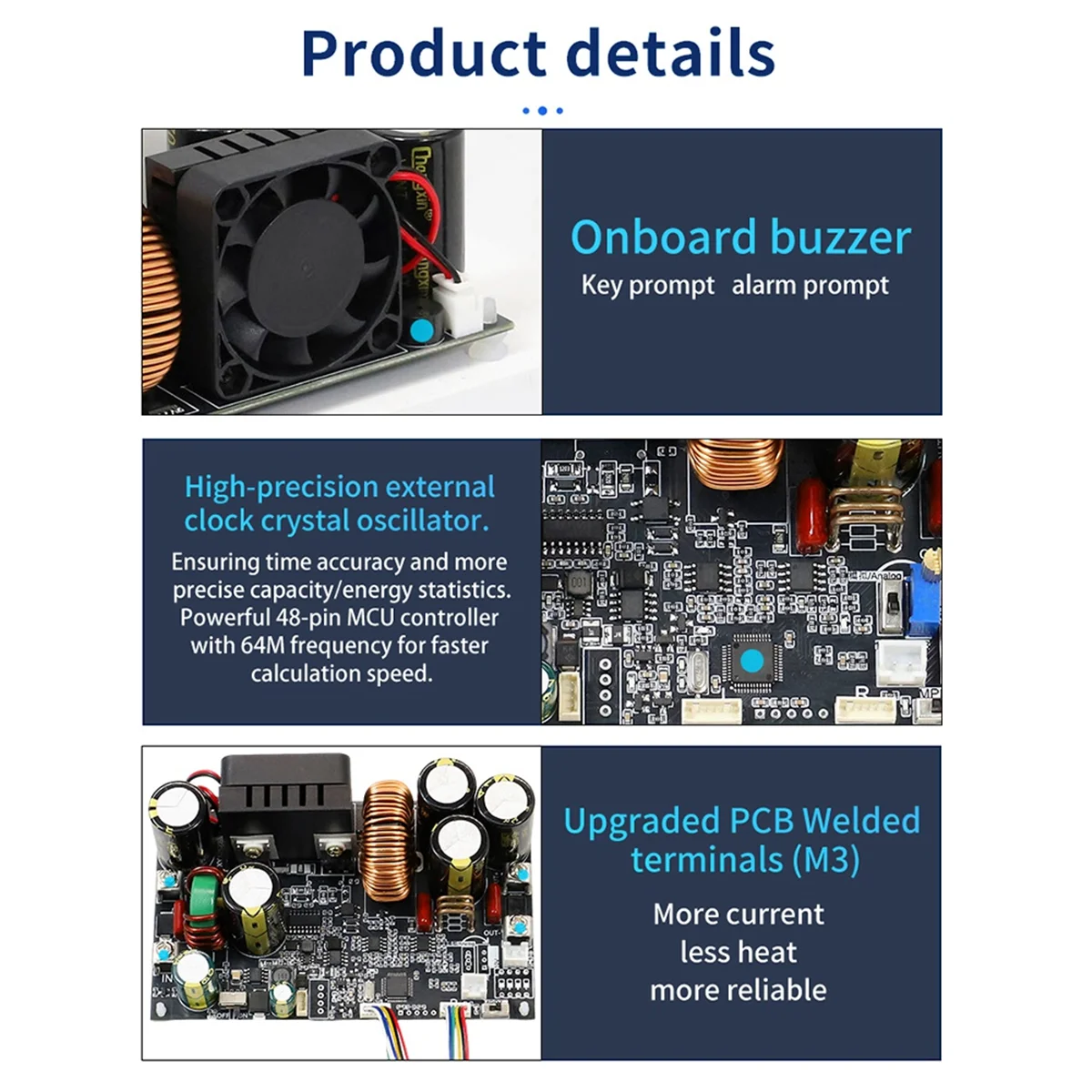 Modulo Alimentazione Buck XY12522 CNC – 22A, Tensione E Corrente Costante Regolabile