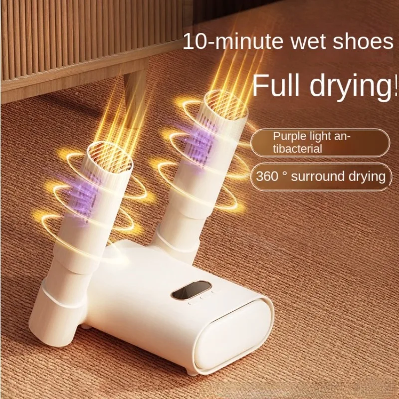 USB 충전 신발 건조기 타이머, 빠른 탈취와 살균 기능, 운동화나 양말 등 다양한 신발을 말끔하게 건조하는 기능과 3가지 모드 선택 가능한 제품. 11 휴대용 미니 접이식 신발 건조기, 탈취 및 살균, 기숙사 겨울용 빠른 건조, 220V