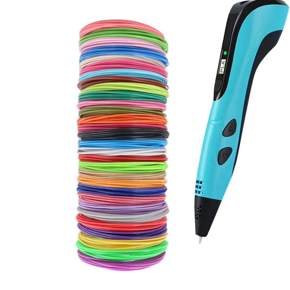 3D Printing Pen New Style 3D Pen for Children 3D Printing Pen with Power Adapter Storage Box PLA Filament Birthday Christmas Gift For Kids