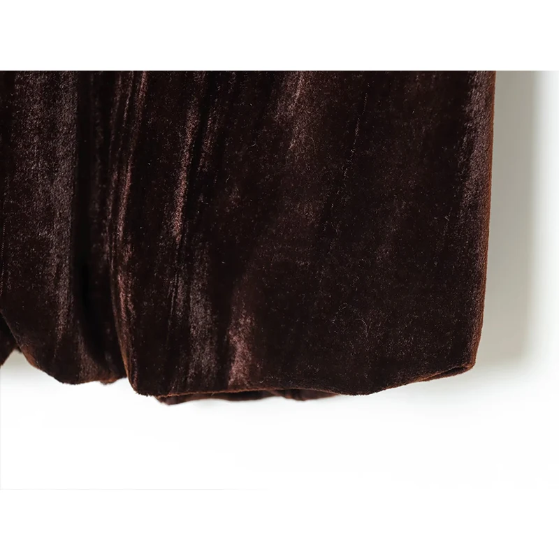 Women Top 2025 New Fashion Velvet Elegant Vest Tops For Women Short Sleeve Commuting Personality Short Top Casual Waistcoat