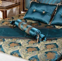 Ensemble de chambre à coucher de luxe turc, lit king size double capitonné, mobilier de chambre à coucher, cadre de lit en bois massif sculpté, tête de lit en tissu velours 6