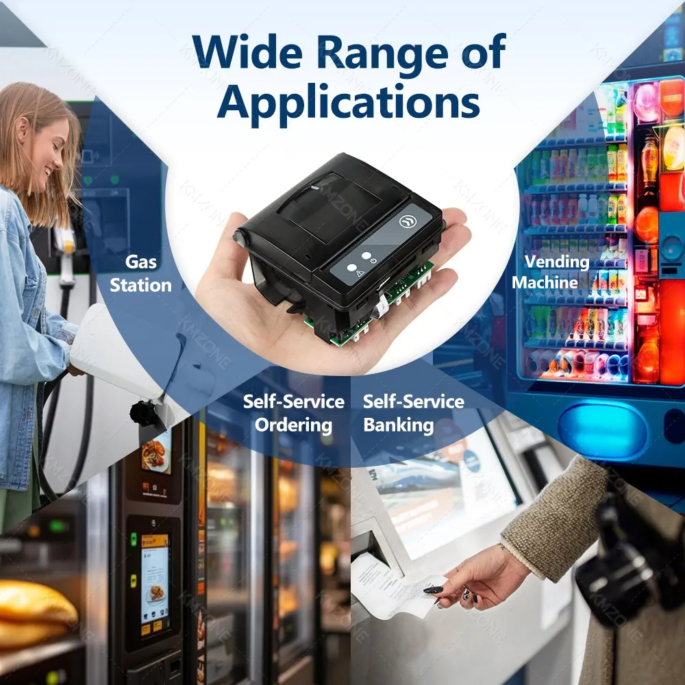 58mm Mini Embedded Thermal Printer Qr203 RS232 TTL Panel Interface Port Receipt Ticket Bill Impresoras Paper Rolls