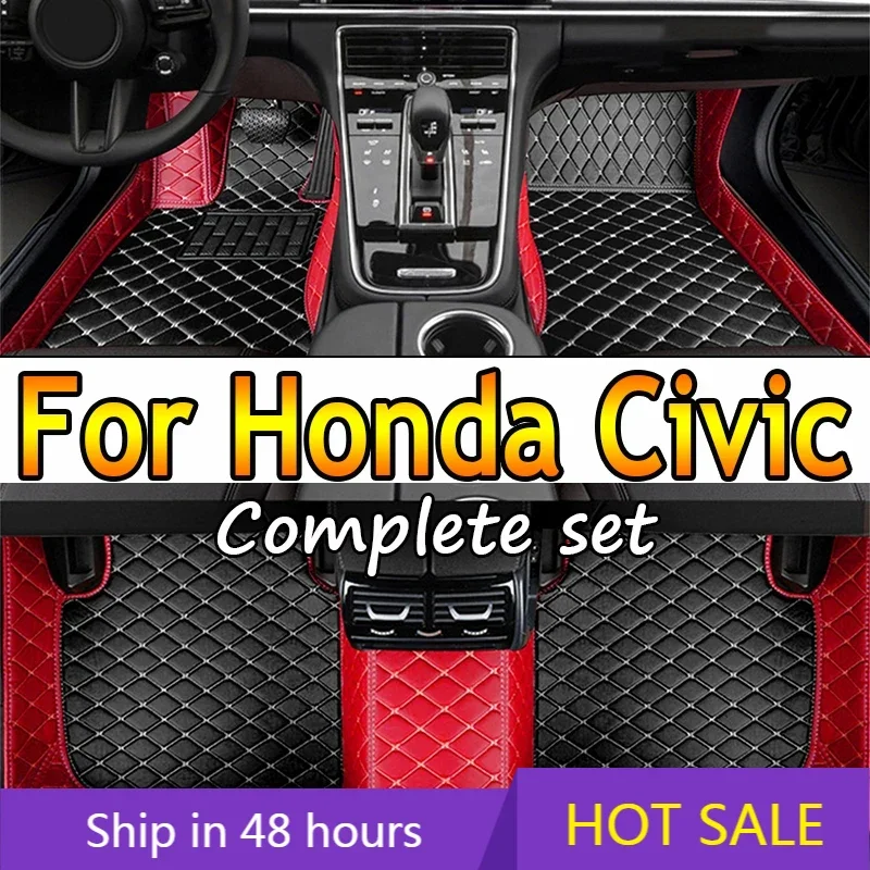 

Автомобильные коврики на заказ для Honda Civic 2012, 2013, 2014, 2015, автомобильные подкладки для ног, аксессуары для интерьера