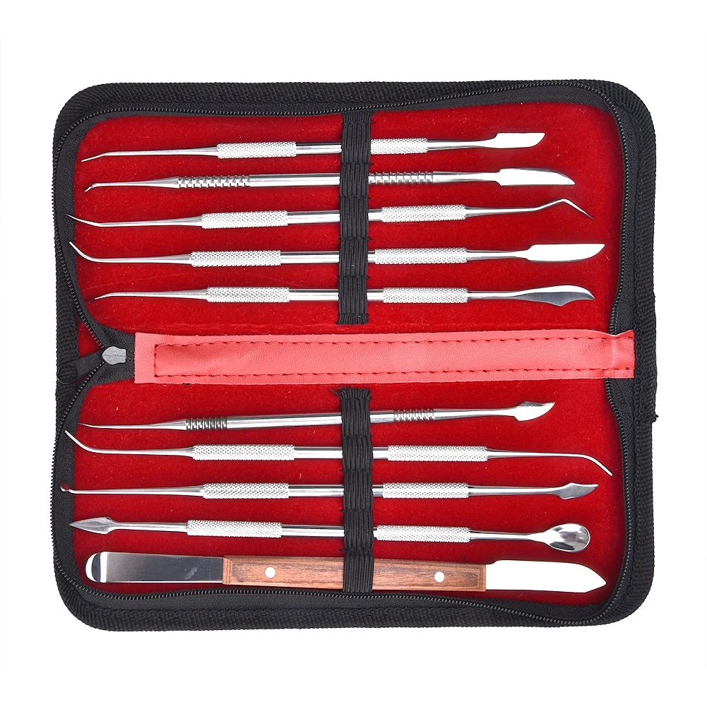 10pcsWaxKnifeKitCarversMetalClaySculptureBladePotteryMetal