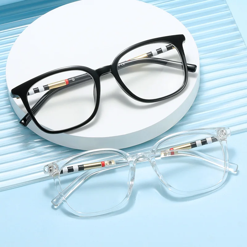 Anti Blue Light Women Square Reading Glasses Luxury Men Optical Computer Glasses Clear Lens Oversized Presbyopia Eyeglasses очки 2