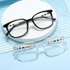 Anti Blue Light Women Square Reading Glasses Luxury Men Optical Computer Glasses Clear Lens Oversized Presbyopia Eyeglasses очки 2