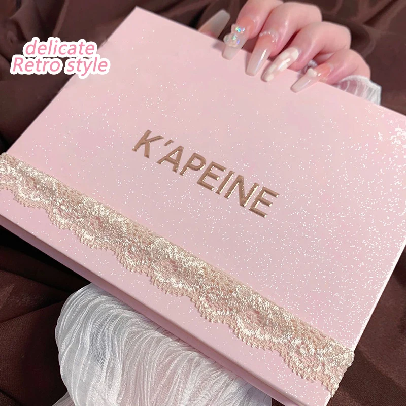 Lace Relief Eyeshadow Palette Natural Matte Glitter Pearlescent Kumquat Contour Highlighter Korean Eye Shadow Makeup CosmeticGif