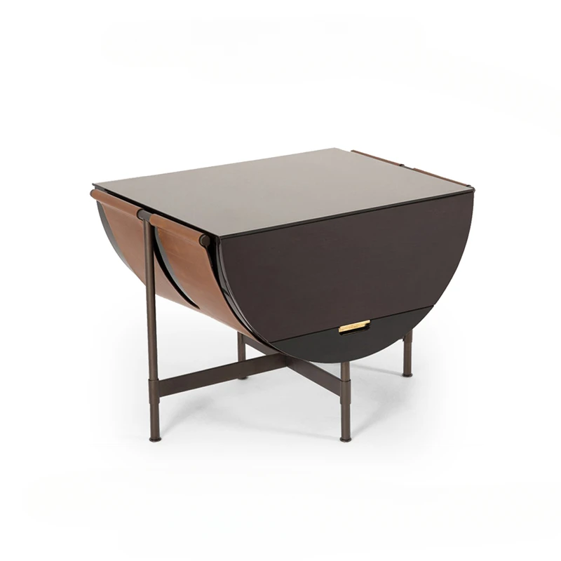 

Simple modern ins living room bedroom bedside table storage side drawers