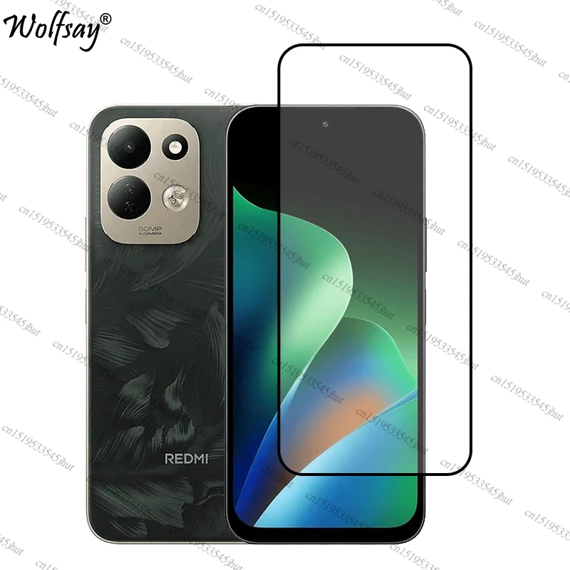 Premium Full Cover Tempered Glass Screen & Camera Protector - 6.9 Inch