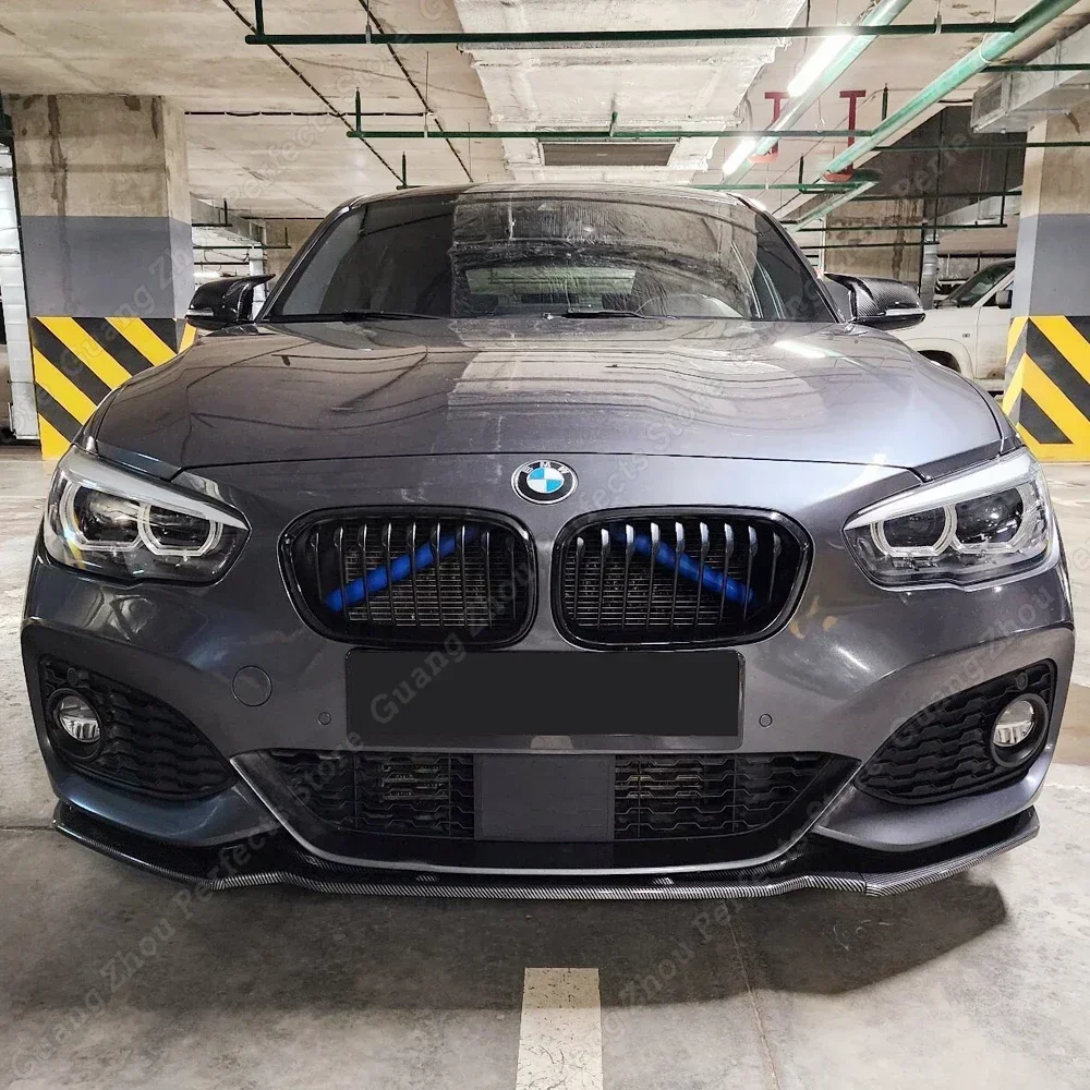 Spoiler Anteriore Per BMW 1 Series F20 F21 - Lip In Carbonio Look - Foto 6