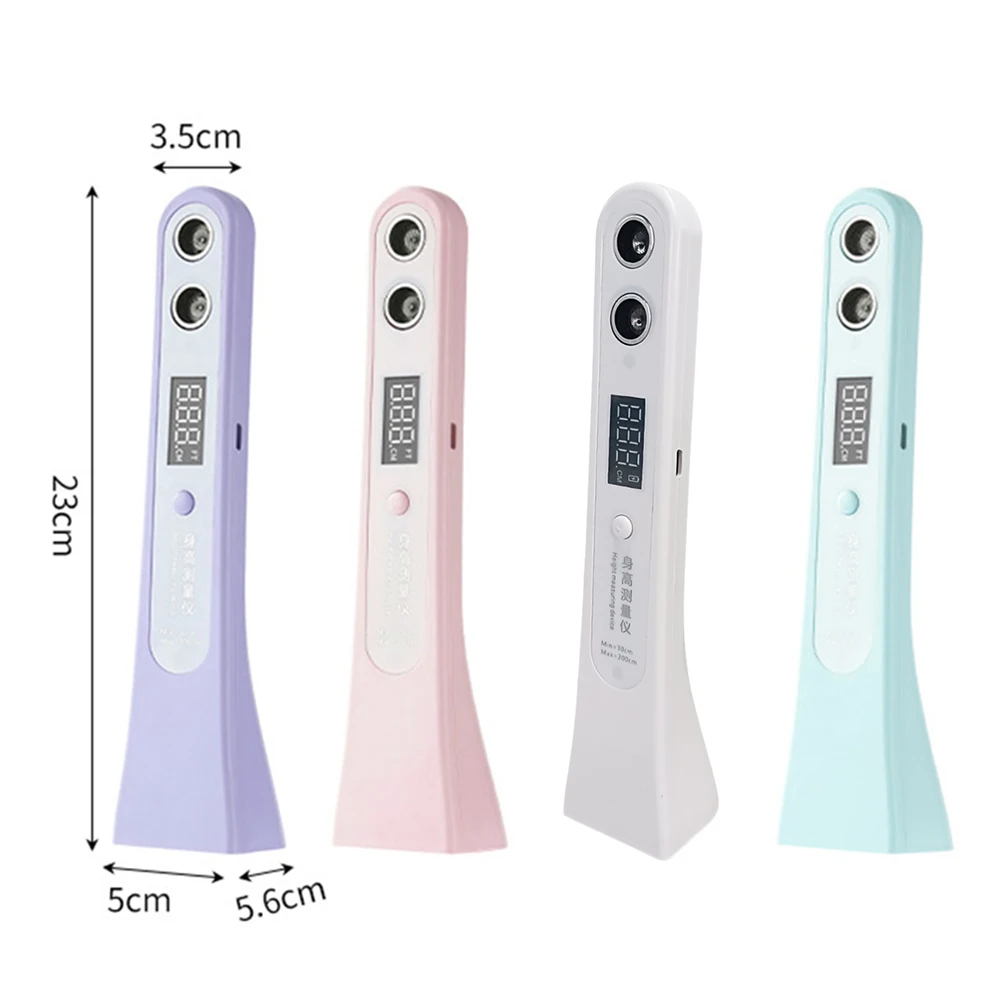 Height Measuring Ruler Ultrasonic Digital High Accuracy Portable Device Electronic For Children