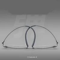 Очки Мужские/Женские из чистого титана с квадратной оправой — изображение 5