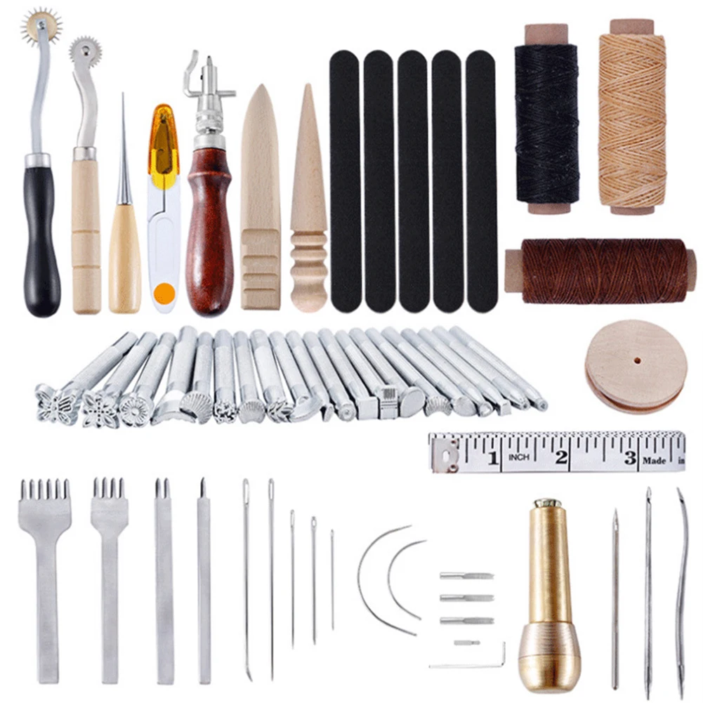 

Enhance Your Leather Crafting Skills with Lingzhan Art Tool Making Set Perfect for Personalizing Your Projects