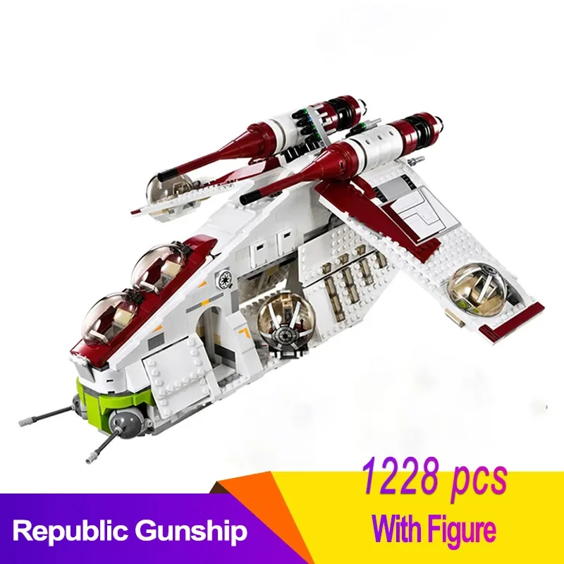 

1228 шт., игрушечные строительные блоки, совместимые с 75021