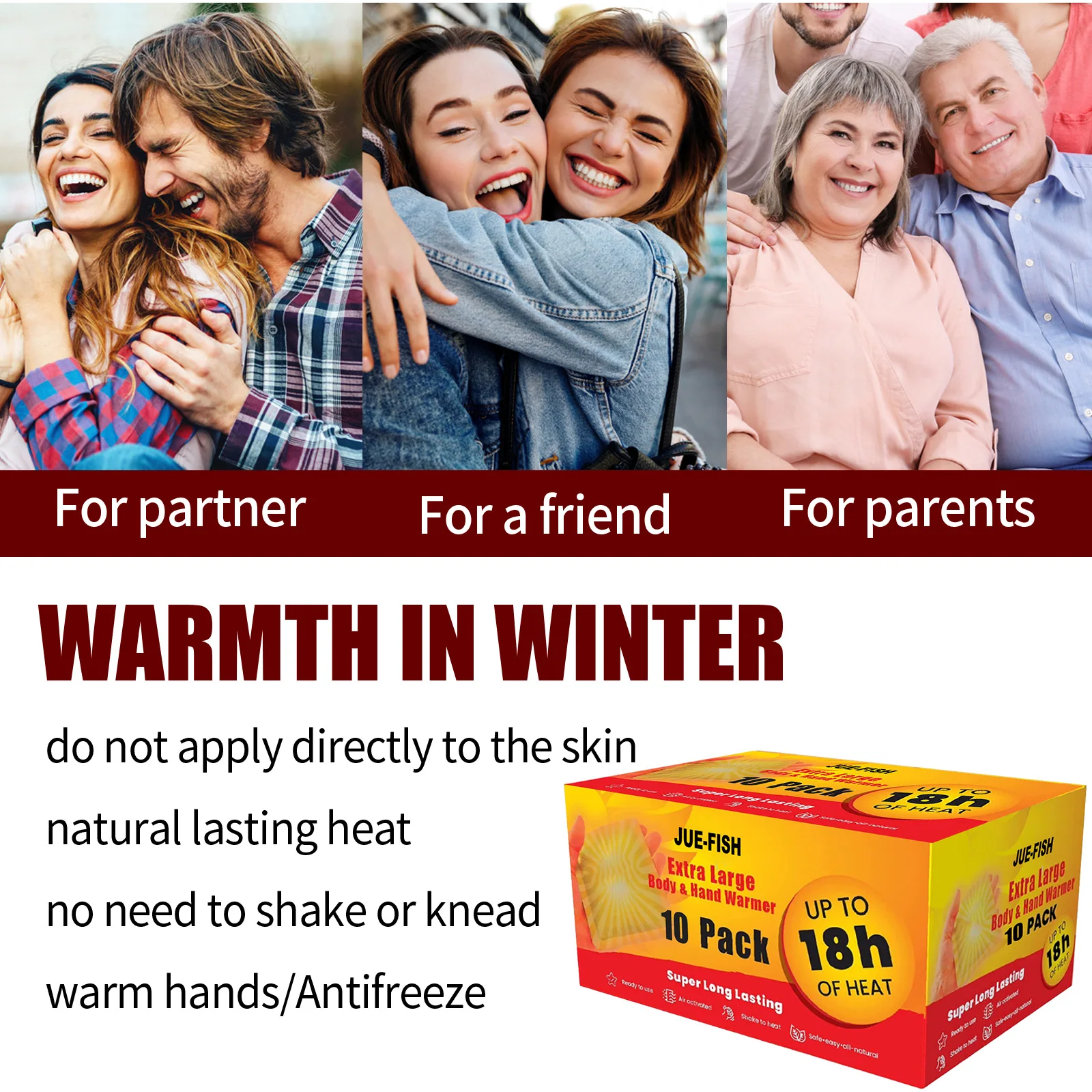 Warm Treasure Sticker for Preventing Cold Keeping Warm Autumn and Winter 18 Hours