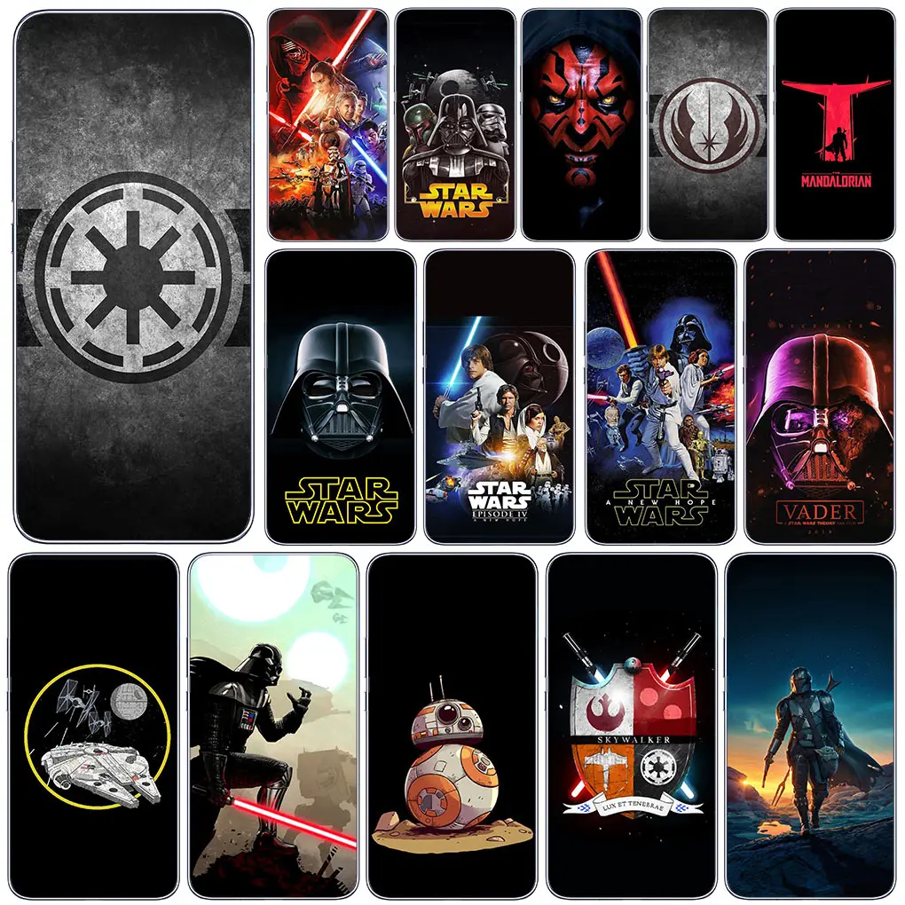S-Stars W-Wars Yodas Darths Vaders Cover Per Samsung Galaxy A04 A14 A23 A34 A54 M23 M33 M52 M53 M30S M31 M51 M21 Custodia Per Telefono