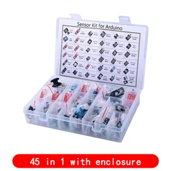 Comprehensive 45-in-1 Sensor Modules Starter Kit (45 in 1 with case)