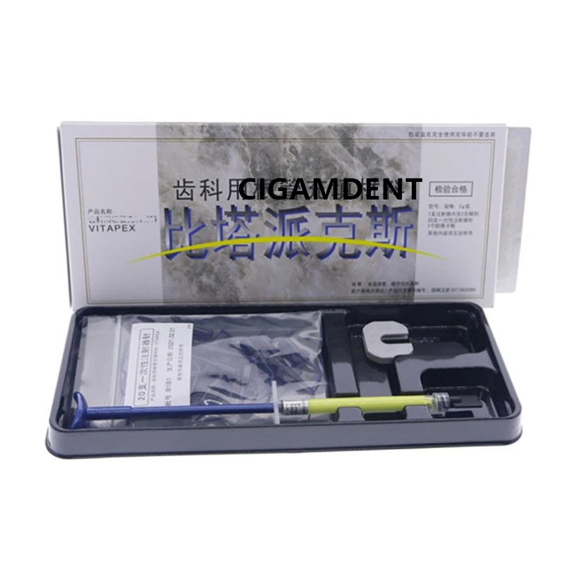 

Vitapex Dental Endodontic Premixed Calcium Hydroxide Paste Endo Root Canal Filling Material