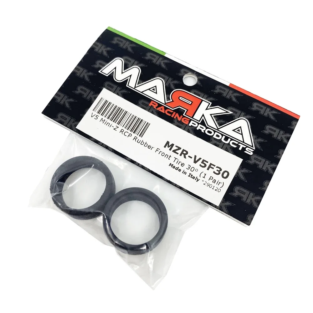 

Marka Racing V1 Mini-Z RCP Rubber Front Tire 30° (1 pair)