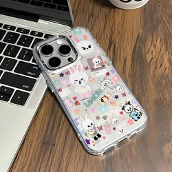 K - POP Kids Cute Animals Phone Case - Soft Cover - iPhone 16 Plus (LYK - LY3222504j1)