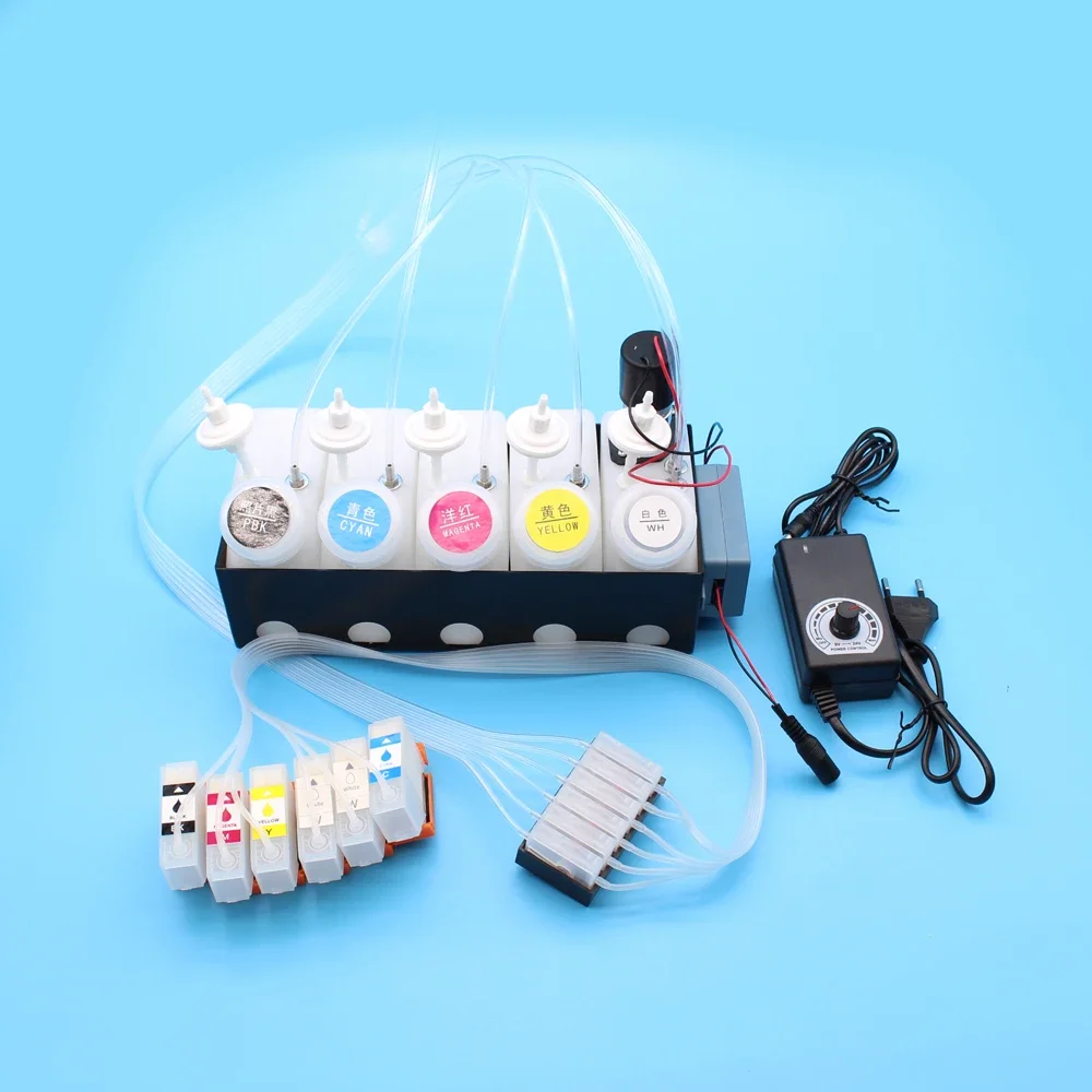 Xp15010 Dtf Ciss Ink Tank For Epson Xp15000 Xp15080 Printer Ciss Damper Bulk Ink Tank Supply System With Stirrer Mixer Timer