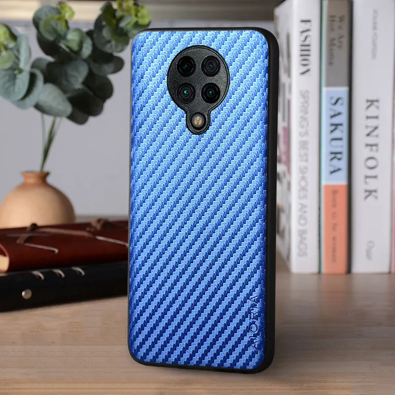 Carbon Fiber Pattern Back Cover - Sleek Protective Case