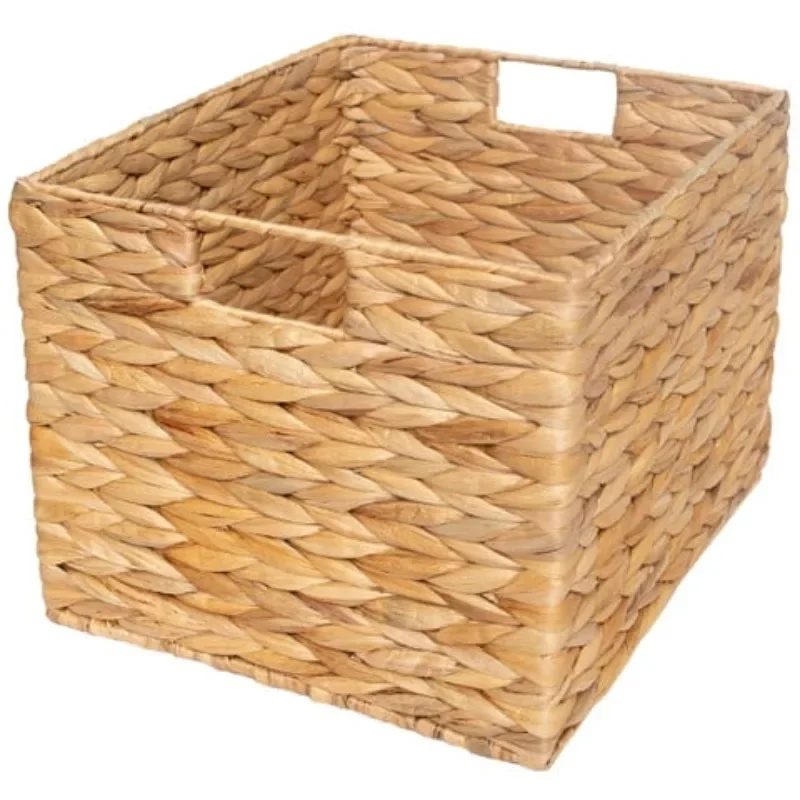 

Better Homes & Gardens Natural Water Hyacinth Crate, Set of 2, Large