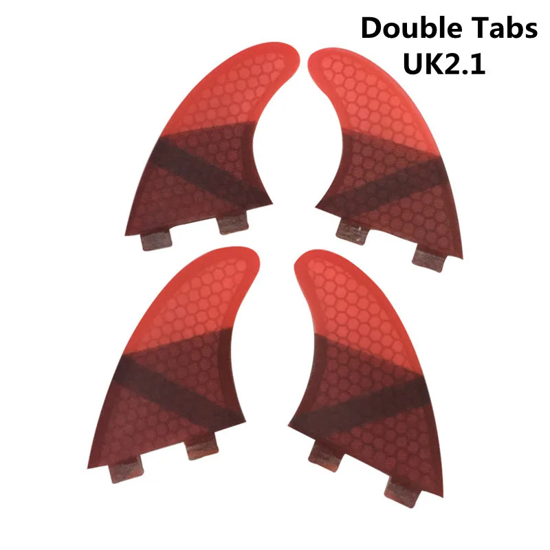 Surfboard Fins M/UK2.1 Surf Fins Tri Fins Quad Fins Set For Surfing Double Tabs/Double Tabs 2/Single Tab Fins For Sup quilhas