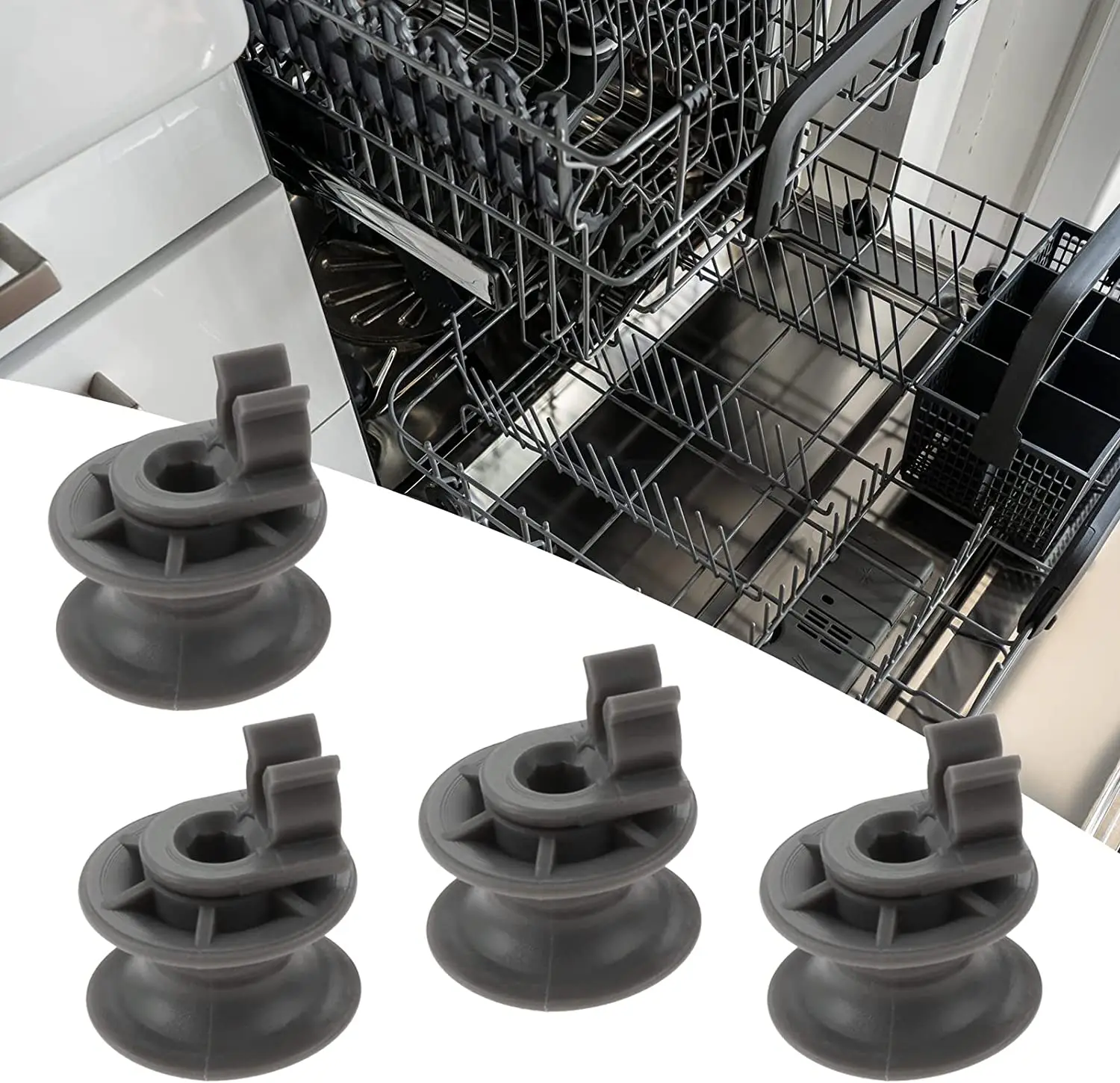 8 Pcs/set 국내 세척기 어퍼 롤러 4581DD3002A 가전 LG 켄 더 세척기 대체 4581DD3002A, AP4437685,