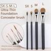 Ultra Thin Foundation Brush Lightweight and Thin Face Contour Brush Flat Contour Brush Blending Foundation Cream Makeup Brushes 5