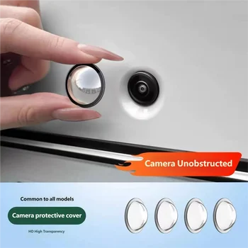 Copertura Protettiva per Telecamera Auto 360° °   Obiettivo HD per Telecamera Posteriore Impermeabile Antipolvere Antigraffio Universale per Retromarcia Auto