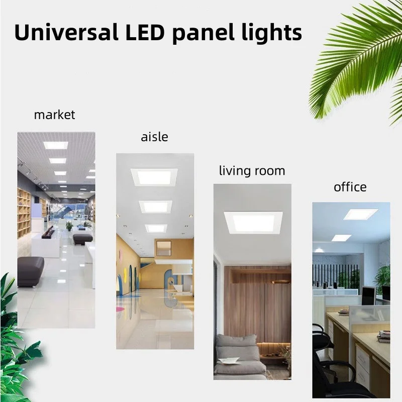 초박형 원형 및 사각형 LED 패널 조명, LED 천장 매립형 조명, AC85-265V 및 드라이버 LED 다운라이트, 3W, 4W, 6W, 9W, 12W, 15W, 25W