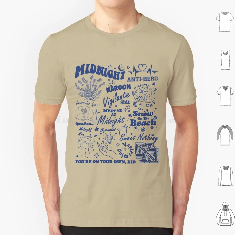 Midnights Album-Meet Me At Midnights Maglietta Uomo Donna Bambini 6Xl Swift Midnight Taylor Midnight Swiftie Per Fan Taylor