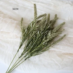 Elegant Artificial Lavender and White Floral Bouquet for Home and Event Décor (Green)