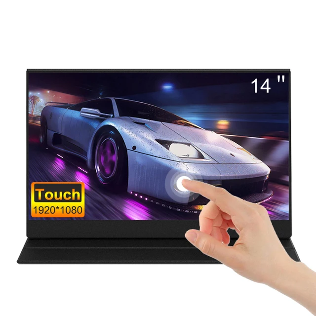 14 inch portable monitor 2.2K for For Laptop XBox PS4 / 5 Switch TV Box Cell Phone PC Extension Monitor  for office and gaming
