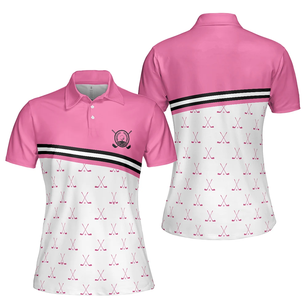 Summer Women's Golf Shirt Quick Drying Breathable Polo T-shirt Outdoor Sports Apparel