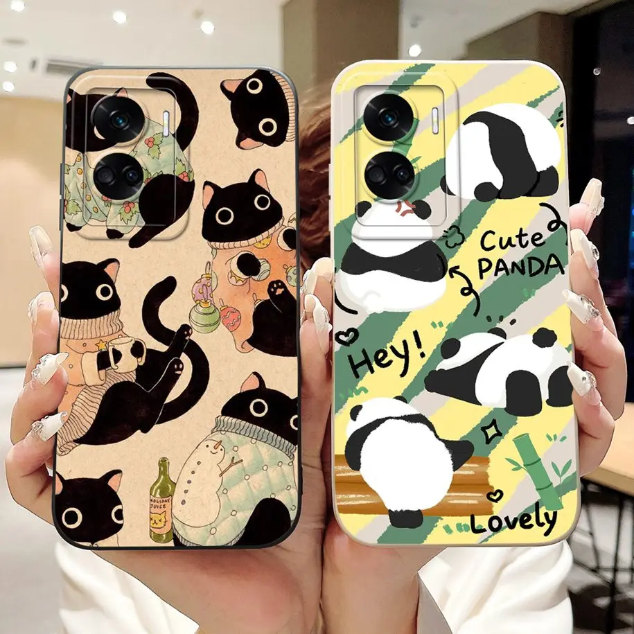 Shockproof Soft Liquid Silicone Phone Case with Popular Flower Design