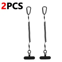 Retractable Anti - Theft Phone Straps with Quick Release Buckle and Tether Tabs (2PCS)