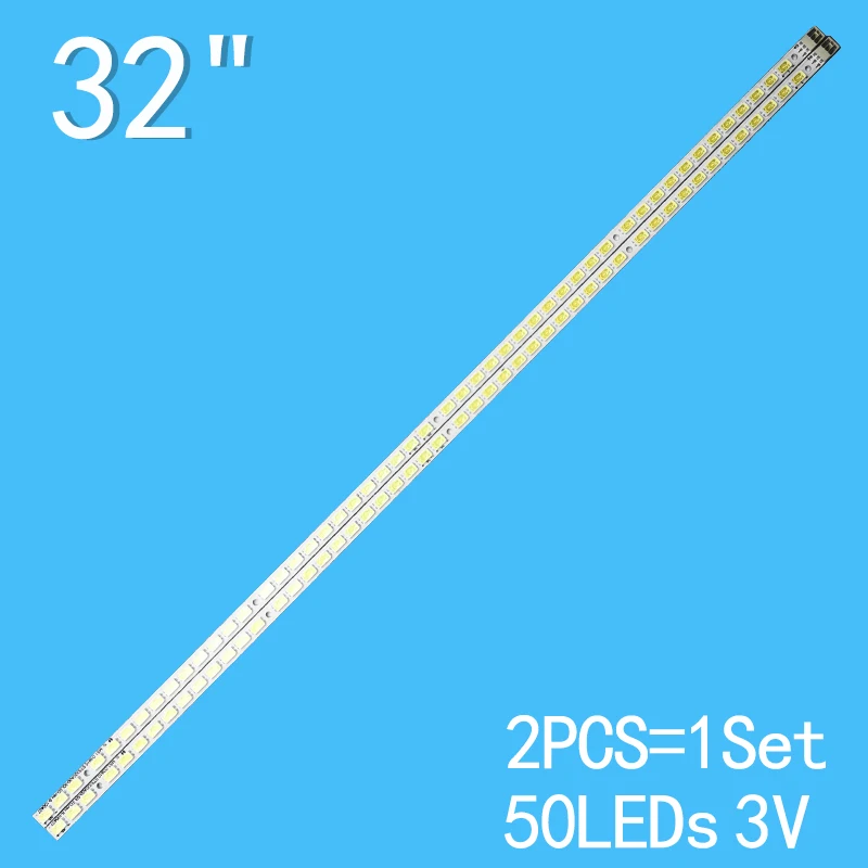 LED backlight strip For 50 lights 32-DOWN LJ64-02590A STS320A00 STS320A0B STS320A08-50LED REV.6 100427 LED32MS92C LTA320AP18